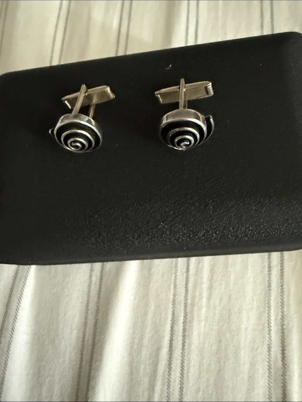 Vintage Taxco Sterling Silver Cufflinks